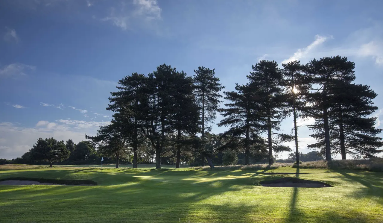Greenside On The 2Nd Hole At Thorpeness Golf Course Suffolk