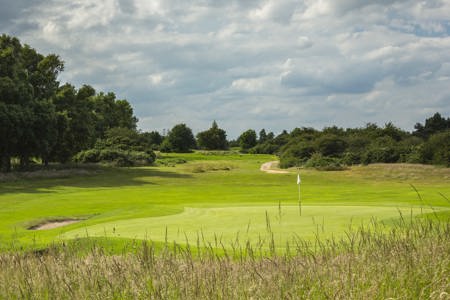 Par 3 2nd Hole at Thorpeness Golf Course Suffolk