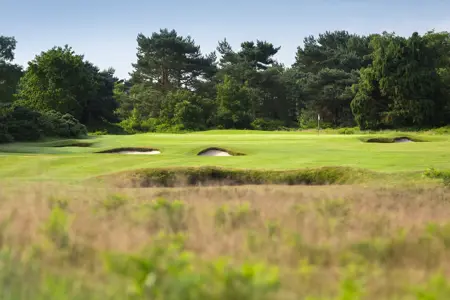 12th fairway Hole at Thorpeness Golf Course Suffolk