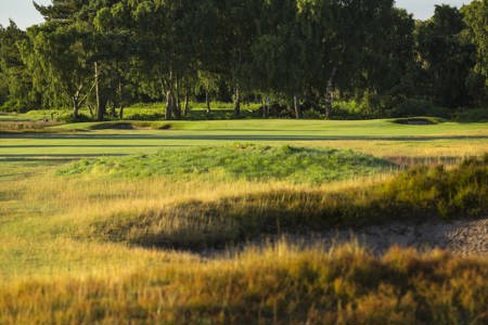 15th hole approach at Thorpeness Golf Course Suffolk