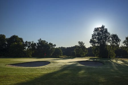 16th greenside at Thorpeness Golf Course Suffolk