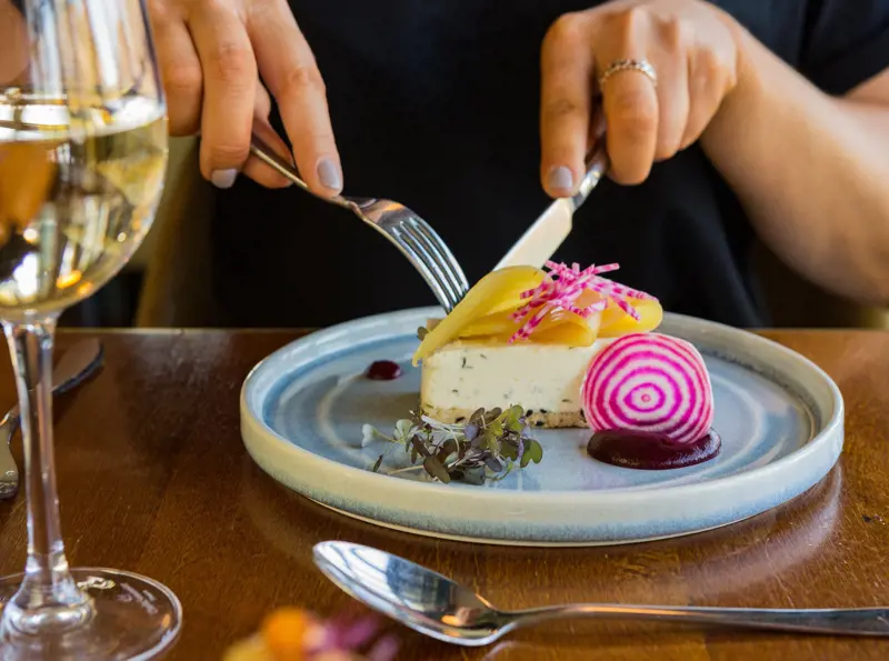Thorpeness Golf Club & Hotel, Feta and Beetroot Savoury Cheesecake
