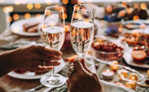 Champagne toast
